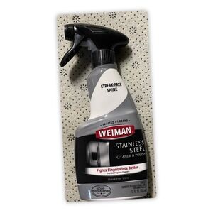 Weiman‎ Stainless Steel Cleaner & Polish, 12 FL OZ